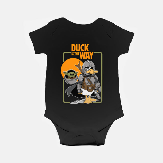 Duck Is The Way-Baby-Basic-Onesie-Tri haryadi