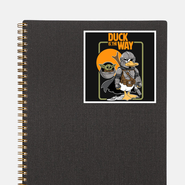 Duck Is The Way-None-Glossy-Sticker-Tri haryadi