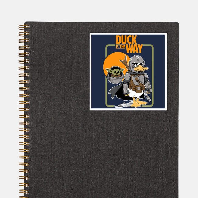 Duck Is The Way-None-Glossy-Sticker-Tri haryadi