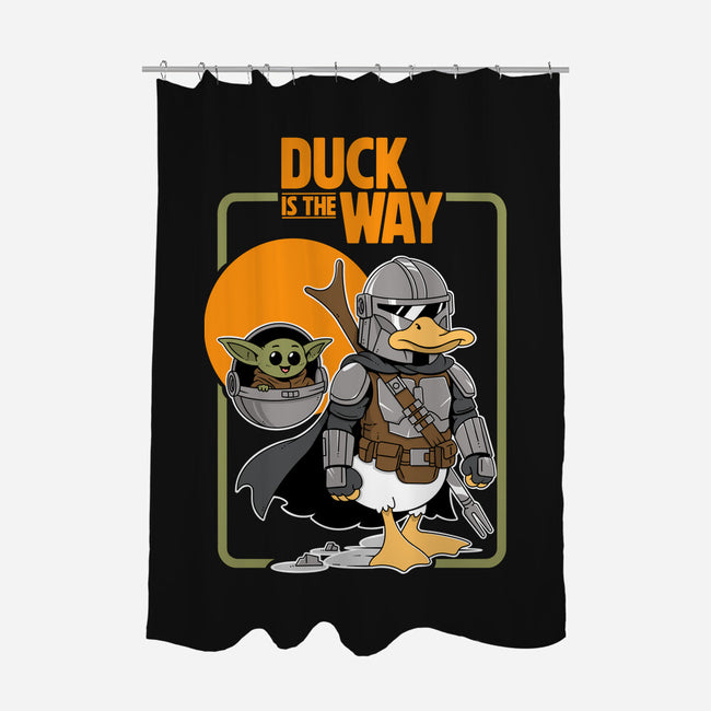 Duck Is The Way-None-Polyester-Shower Curtain-Tri haryadi