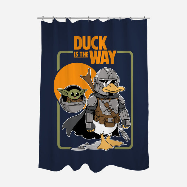 Duck Is The Way-None-Polyester-Shower Curtain-Tri haryadi