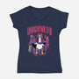 Duckneto-Womens-V-Neck-Tee-Tri haryadi