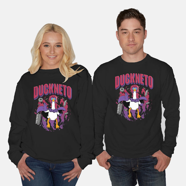 Duckneto-Unisex-Crew Neck-Sweatshirt-Tri haryadi