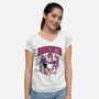 Duckneto-Womens-V-Neck-Tee-Tri haryadi
