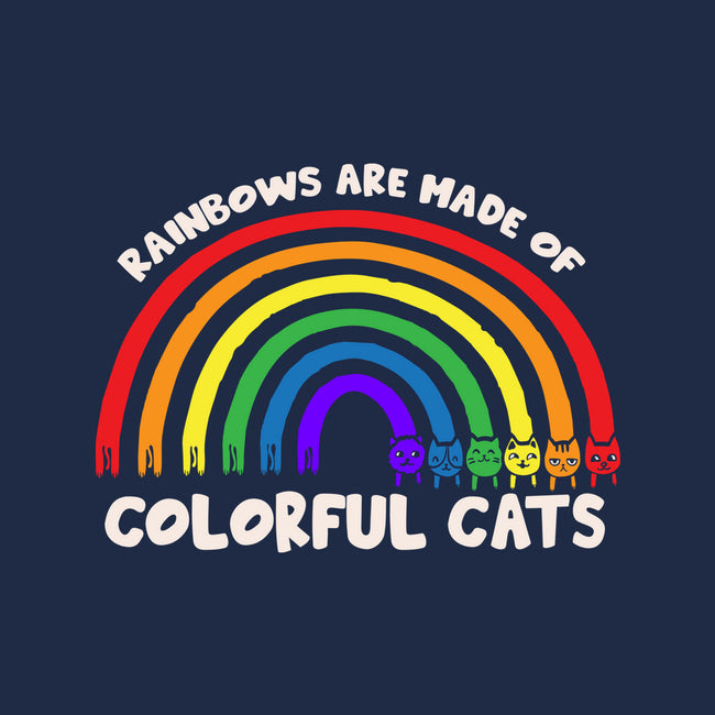 Colorful Cats Rainbow-Mens-Basic-Tee-turborat14