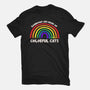 Colorful Cats Rainbow-Mens-Basic-Tee-turborat14