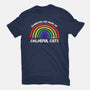 Colorful Cats Rainbow-Mens-Basic-Tee-turborat14
