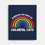 Colorful Cats Rainbow-None-Stretched-Canvas-turborat14