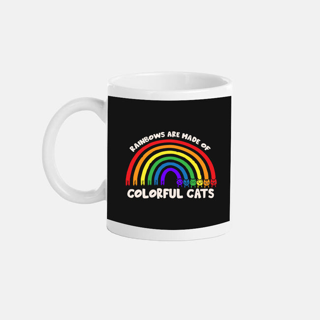 Colorful Cats Rainbow-None-Mug-Drinkware-turborat14