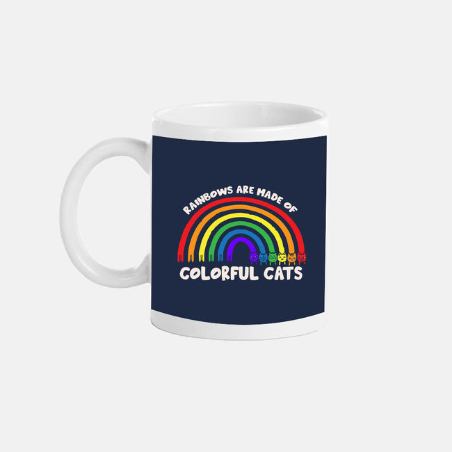 Colorful Cats Rainbow-None-Mug-Drinkware-turborat14