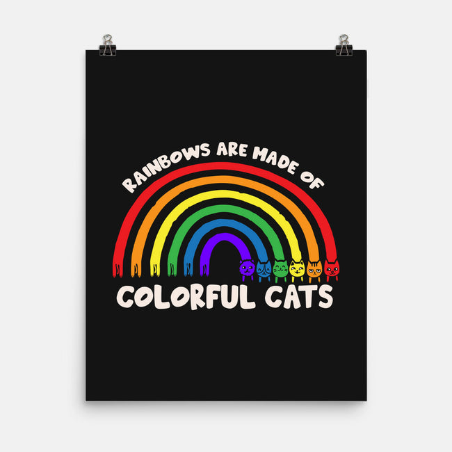 Colorful Cats Rainbow-None-Matte-Poster-turborat14