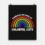 Colorful Cats Rainbow-None-Matte-Poster-turborat14