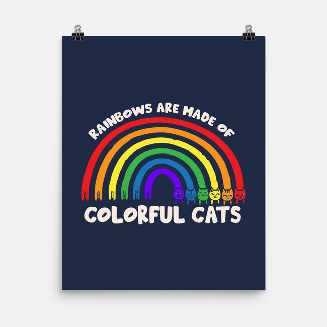 Colorful Cats Rainbow-None-Matte-Poster-turborat14