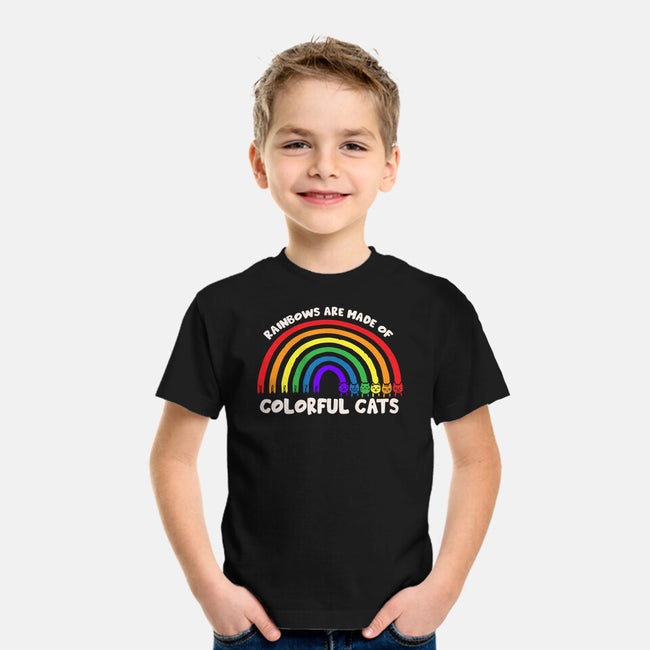 Colorful Cats Rainbow-Youth-Basic-Tee-turborat14