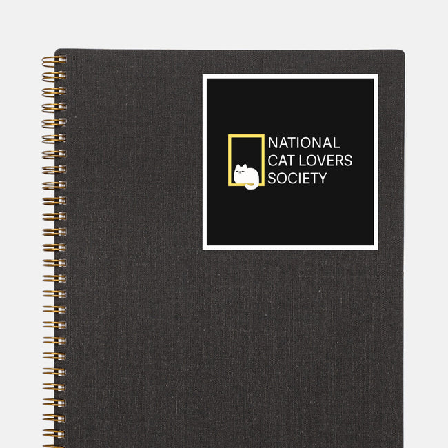 National Cat Lovers Society-None-Glossy-Sticker-Vallina84