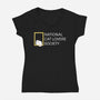 National Cat Lovers Society-Womens-V-Neck-Tee-Vallina84