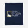 National Cat Lovers Society-None-Fleece-Blanket-Vallina84