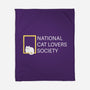 National Cat Lovers Society-None-Fleece-Blanket-Vallina84