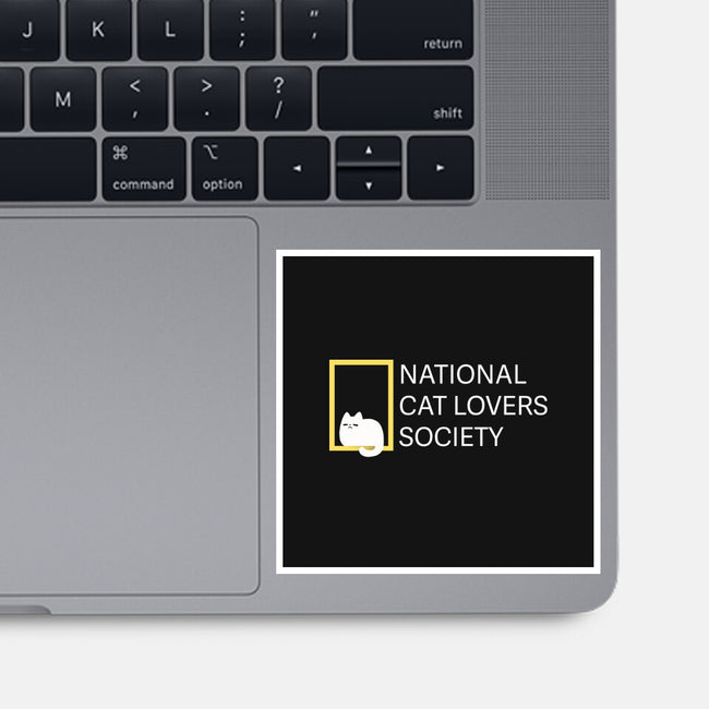 National Cat Lovers Society-None-Glossy-Sticker-Vallina84