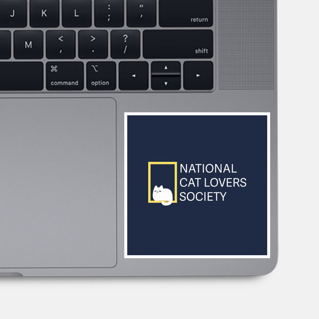 National Cat Lovers Society-None-Glossy-Sticker-Vallina84