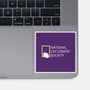 National Cat Lovers Society-None-Glossy-Sticker-Vallina84