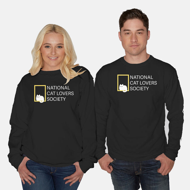 National Cat Lovers Society-Unisex-Crew Neck-Sweatshirt-Vallina84