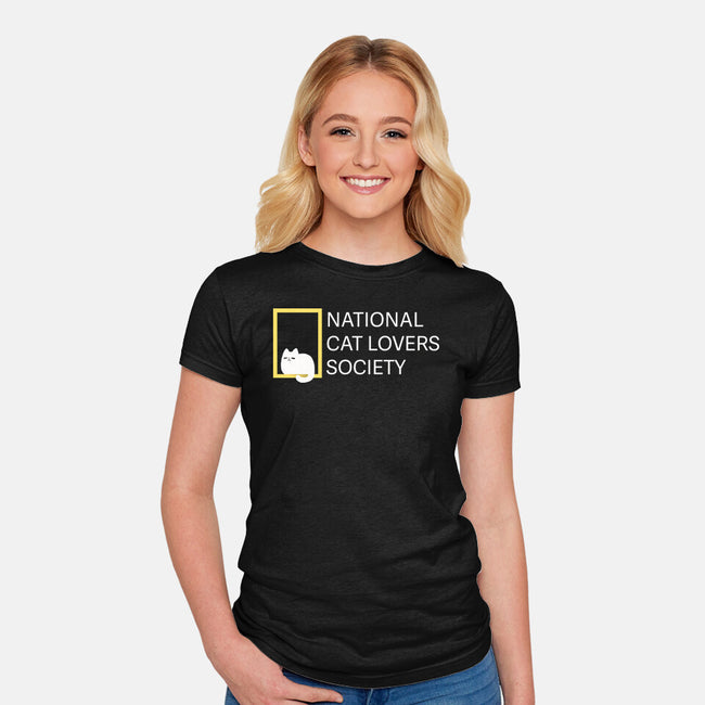National Cat Lovers Society-Womens-Fitted-Tee-Vallina84