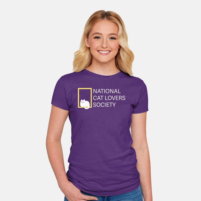 National Cat Lovers Society-Womens-Fitted-Tee-Vallina84