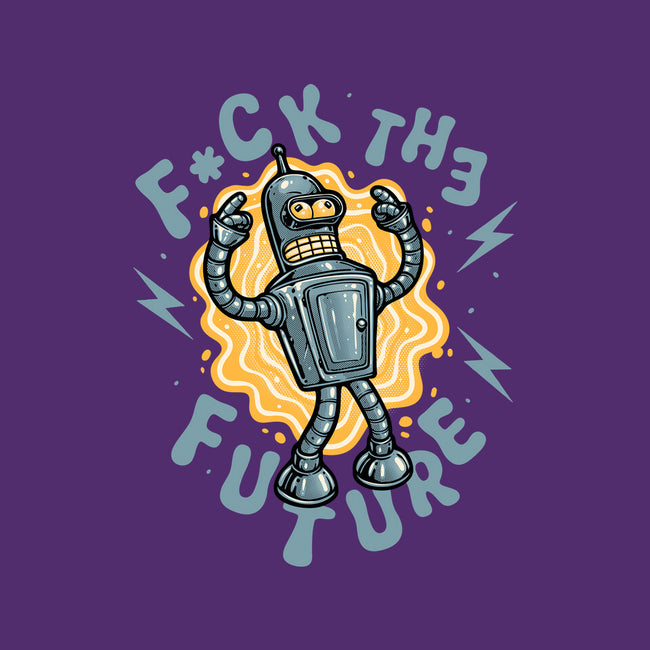 Fck The Future-Womens-Fitted-Tee-glitchygorilla