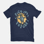Fck The Future-Womens-Fitted-Tee-glitchygorilla