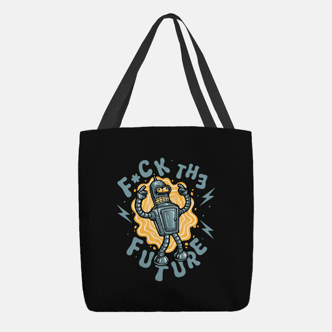 Fck The Future-None-Basic Tote-Bag-glitchygorilla