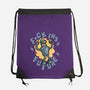 Fck The Future-None-Drawstring-Bag-glitchygorilla
