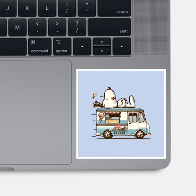 Pets Ice Cream-None-Glossy-Sticker-Popnotic