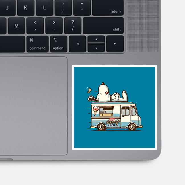 Pets Ice Cream-None-Glossy-Sticker-Popnotic