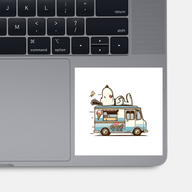 Pets Ice Cream-None-Glossy-Sticker-Popnotic