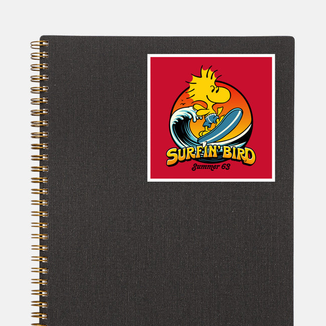 Surfin Bird-None-Glossy-Sticker-Popnotic