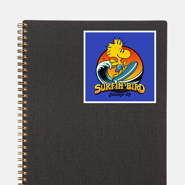 Surfin Bird-None-Glossy-Sticker-Popnotic