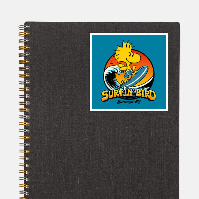 Surfin Bird-None-Glossy-Sticker-Popnotic