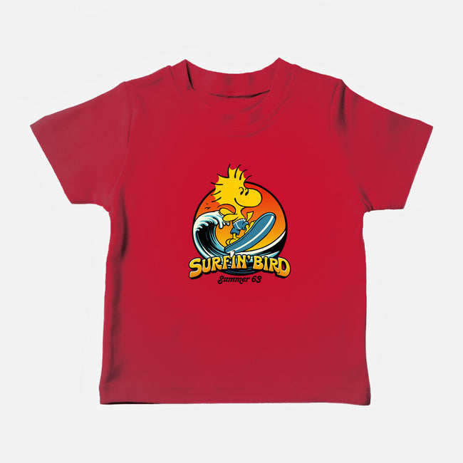Surfin Bird-Baby-Basic-Tee-Popnotic