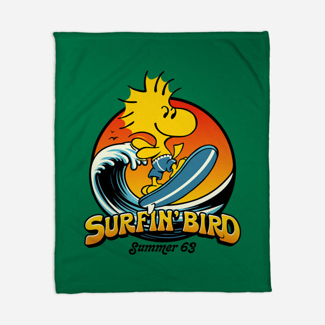 Surfin Bird-None-Fleece-Blanket-Popnotic