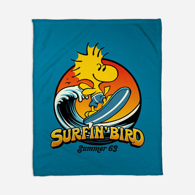 Surfin Bird-None-Fleece-Blanket-Popnotic