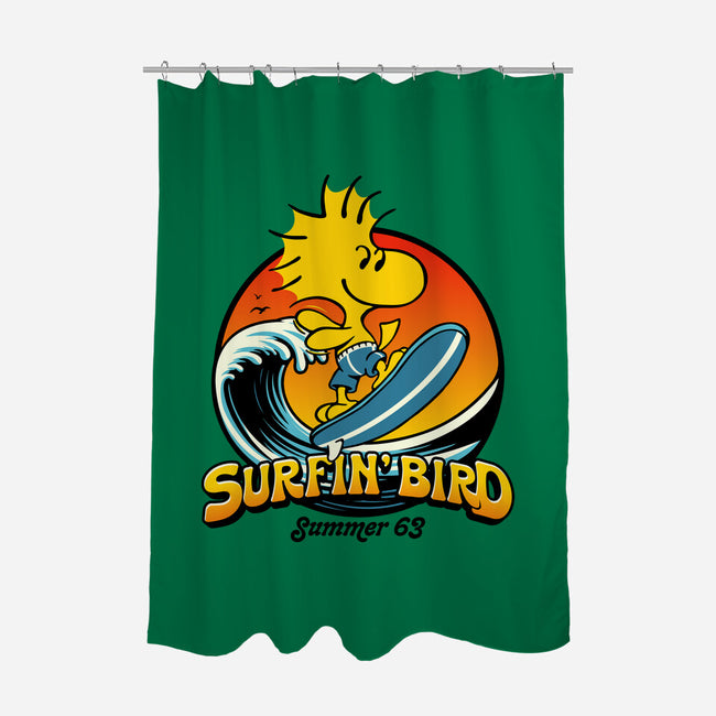 Surfin Bird-None-Polyester-Shower Curtain-Popnotic