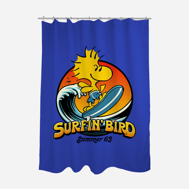 Surfin Bird-None-Polyester-Shower Curtain-Popnotic