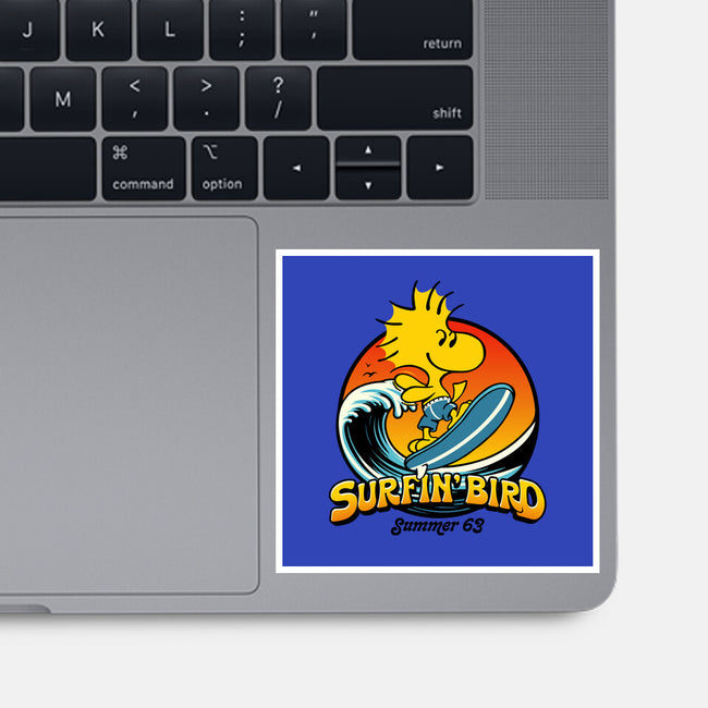 Surfin Bird-None-Glossy-Sticker-Popnotic