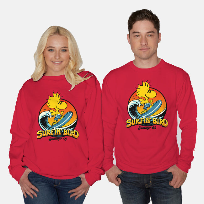 Surfin Bird-Unisex-Crew Neck-Sweatshirt-Popnotic