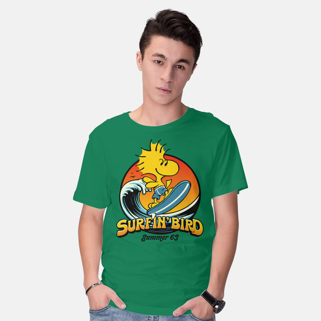 Surfin Bird-Mens-Basic-Tee-Popnotic