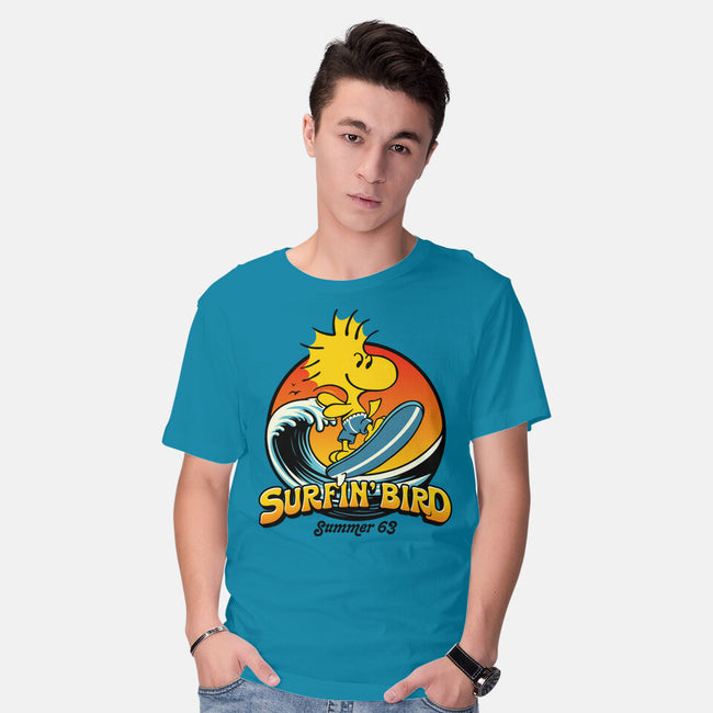 Surfin Bird-Mens-Basic-Tee-Popnotic
