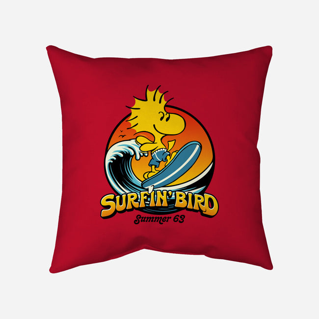 Surfin Bird-None-Removable Cover w Insert-Throw Pillow-Popnotic
