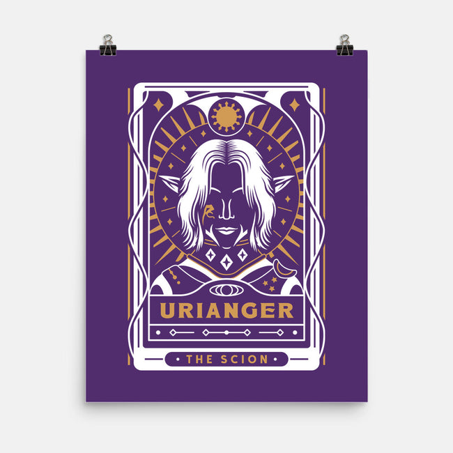 Urianger Tarot Card-None-Matte-Poster-LAGELANTEE