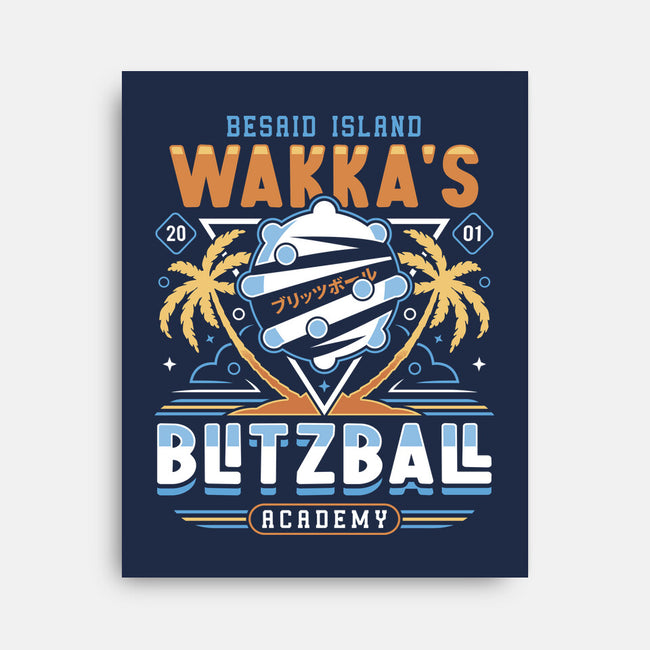 Wakka Blitzball Academy-None-Stretched-Canvas-LAGELANTEE